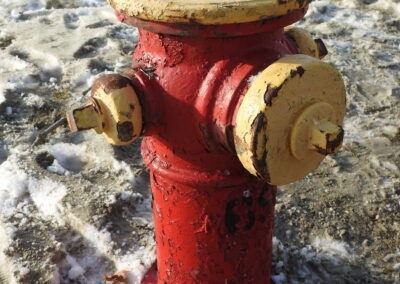 Maritime Blasting fire hydrant before